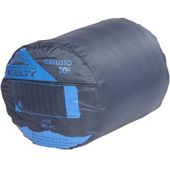 Kelty Callisto Kids 30 Degree Synthetic Insulated Sleeping Bag, with Stuff Sack - Picture 11 of 11